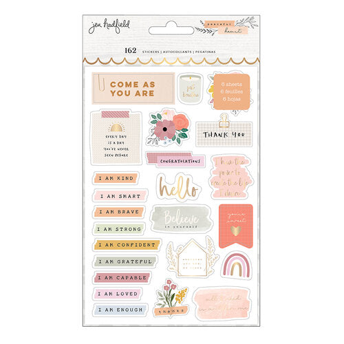 Jen Hadfield Peaceful Heart STICKER BOOK