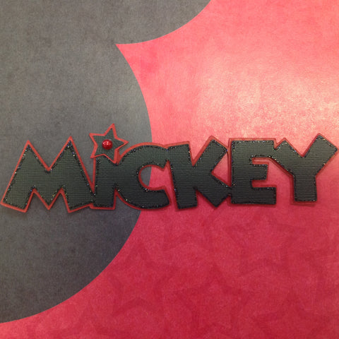Disney MICKEY MOUSE BORDER Scrapbook Kyandyland