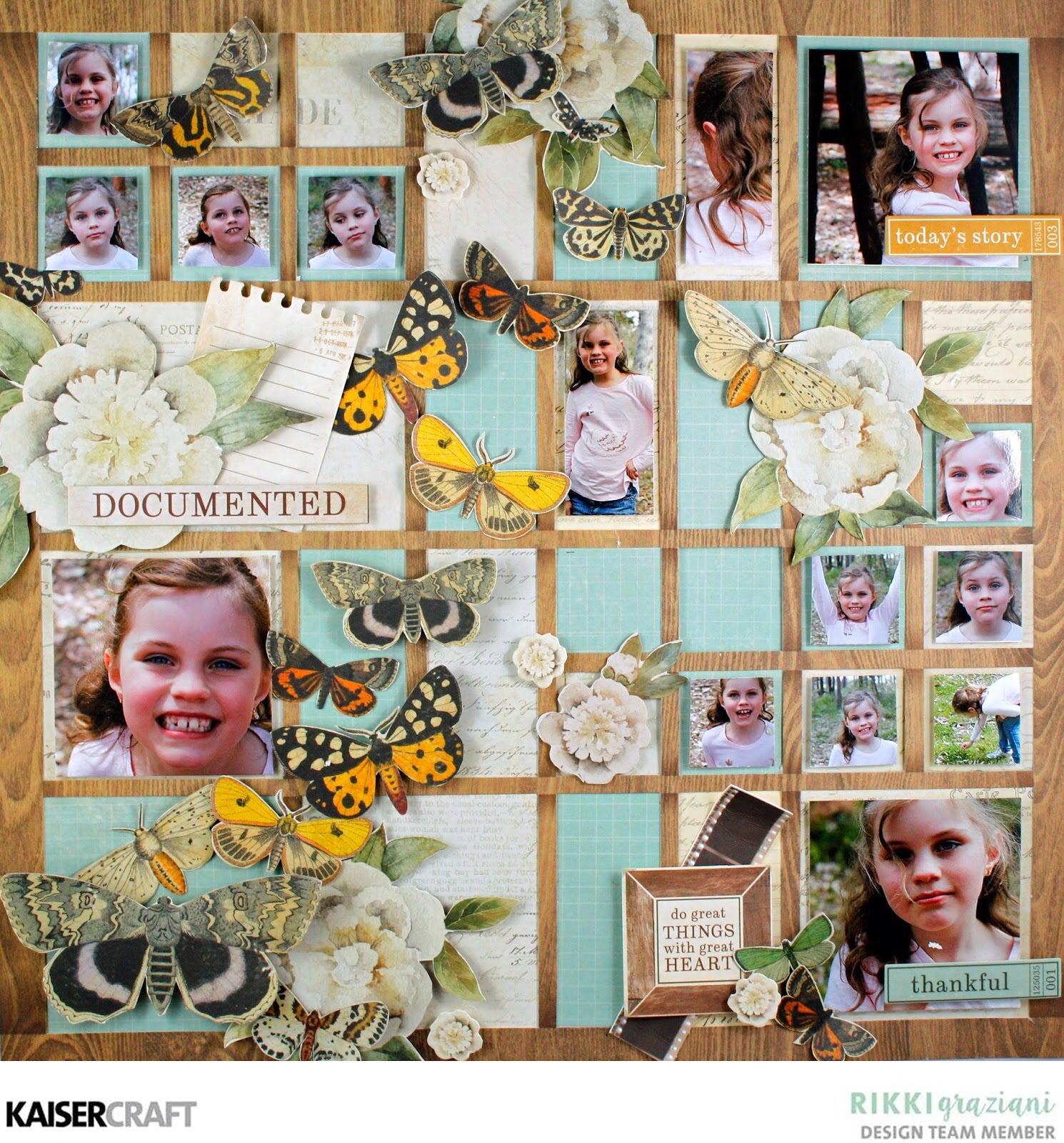 Kaisercraft Anthology SHADOW BOX 12&quot;X12&quot; Diecut Sheet @scrapbooksrus