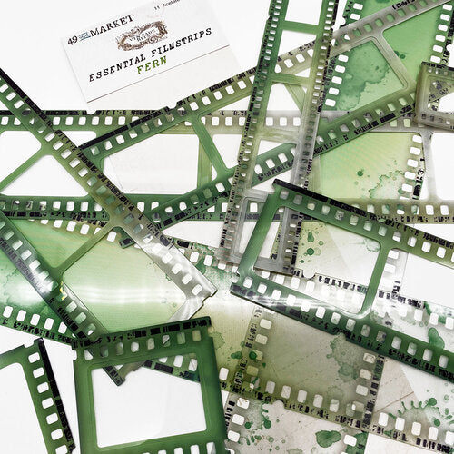 49 and Market Essential Filmstrips FERN Vintage Bits Acetate