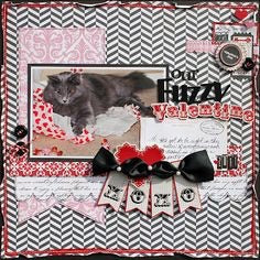 Echo Park Yours Truly LOVE NOTES 12&quot;X12&quot; 5pc Scrapbook Kit