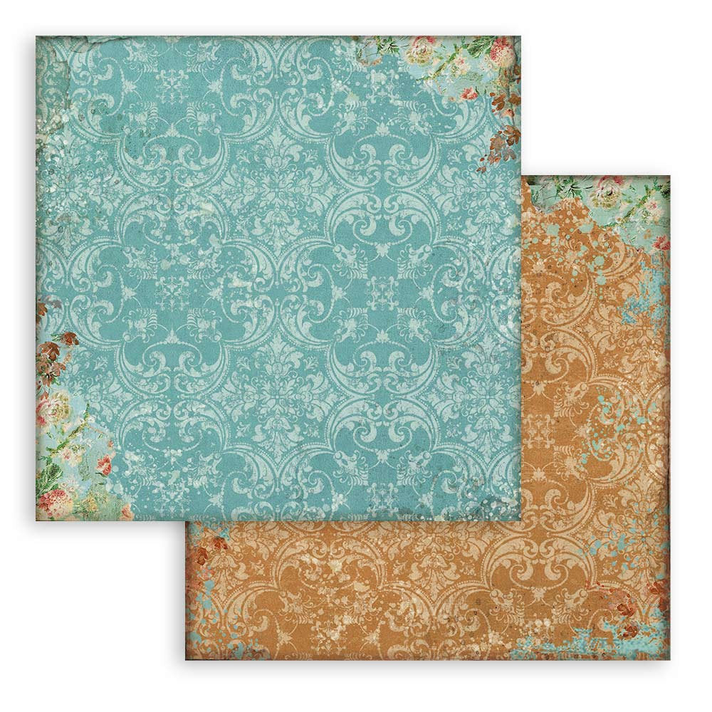 Stamperia Maxi Backgrounds DESIRE 12&quot;X12&quot; Scrapbook Paper Pack Scrapbooksrus