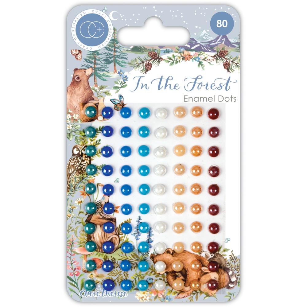 Craft Consortium IN THE FOREST Enamel Dots 80pc