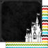 Disney MAGICAL CASTLE DS 12"X12" Scrapbook Paper Sheet - Scrapbook Kyandyland