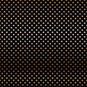 Echo Park Black Copper Dot 12&quot;X12&quot; FOILED Paper