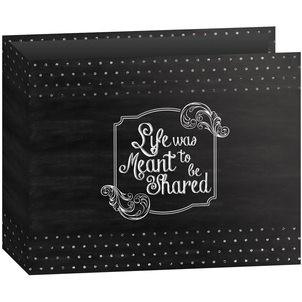 Pioneer 3-Ring 12"X12" CHALKBOARD SHARED Memory Scrapbook Album Binder