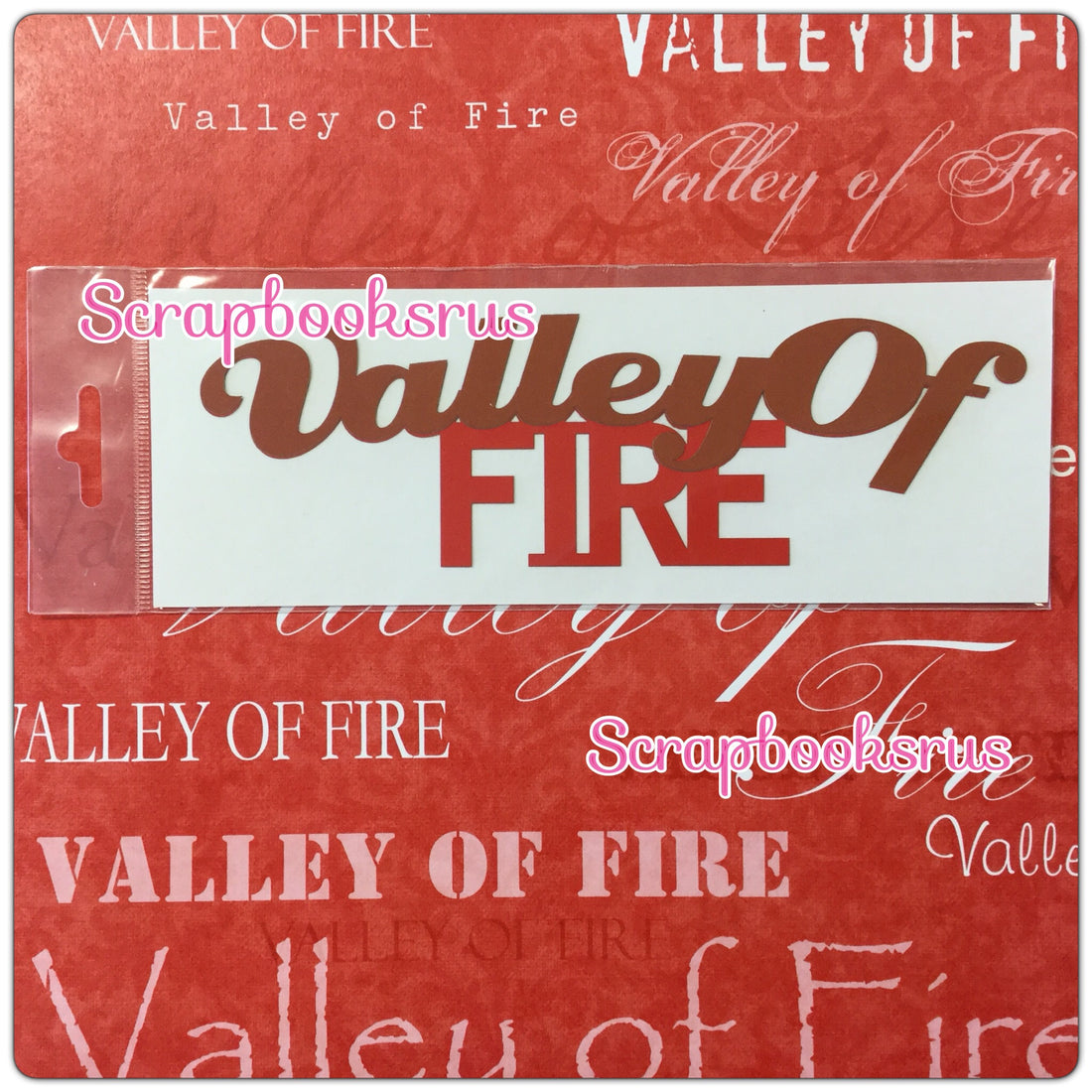 Valley of Fire Arched Pride Laser Cut Scrapbooksrus