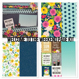 WELCOME TO THE WEEKEND Patio Party Scrapbook PAGE KIT Scrapbooksrus