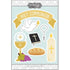 Scrapbook Customs HOLY COMMUNION 8"X6" STICKERS 7pc - Scrapbook Kyandyland