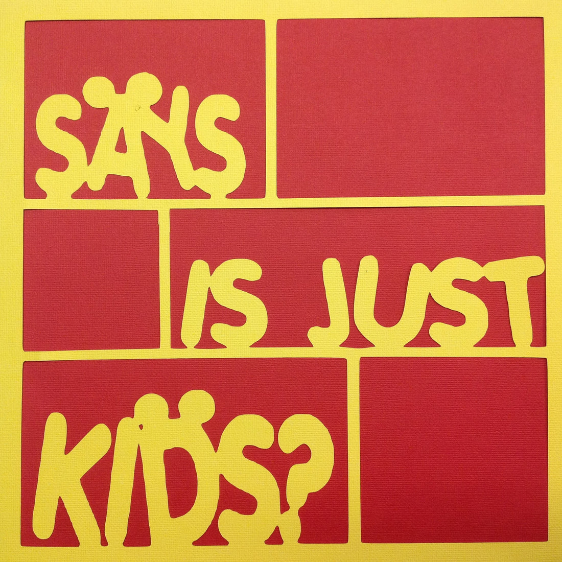 Page Frame WHO SAYS DISNEY 12"x12" Scrapbook Overlays