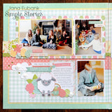 Simple Stories EASTER BUNNIES & BASKETS Paper Kit 12X12 13pc