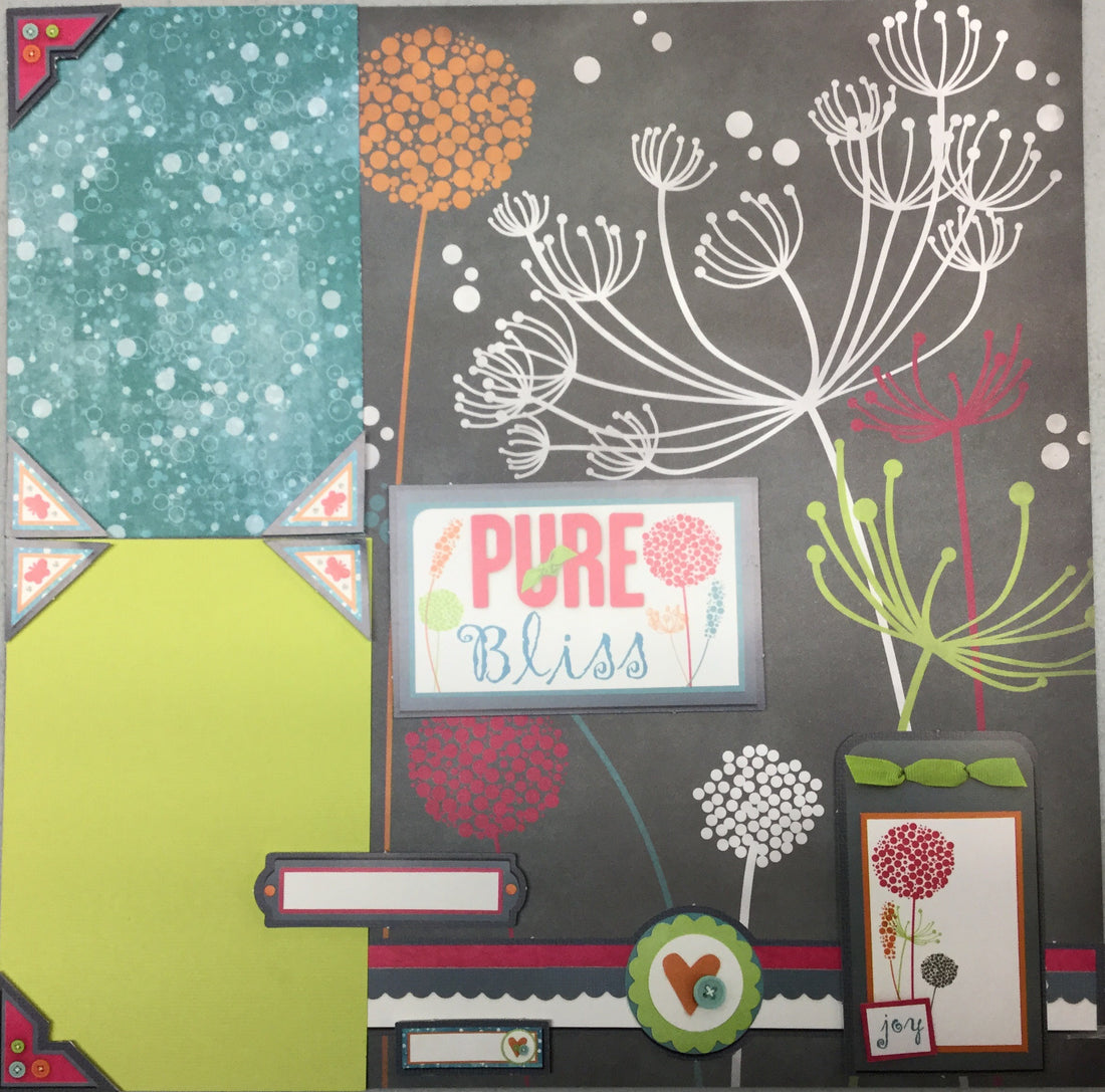 Page Kit (2) 12x12 Scrapbook PURE BLISS Scrapbooksrus