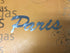 PARIS Silver Title Travel Laser Cuts 3"X12" 1pc Scrapbooksrus