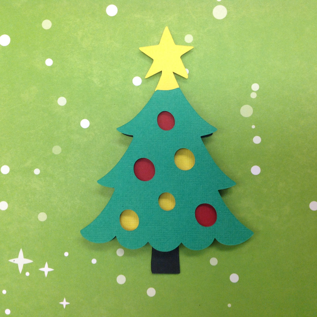 CHRISTMAS TREE Custom Scrapbook Die Cuts