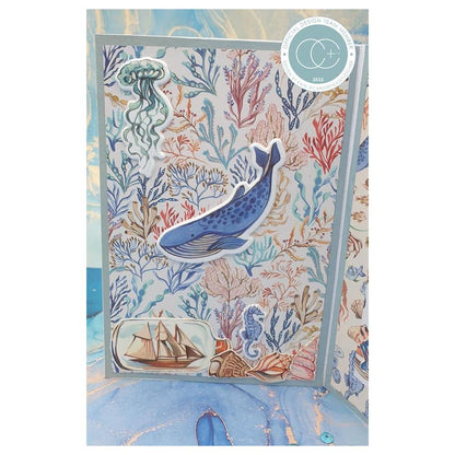 Craft Consortium OCEAN TALE 12X12 Premium Paper Pad 40pc Scrapbookrus