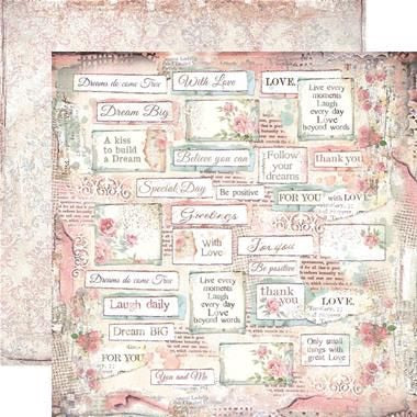 Stamperia Scrapbooking Paper 12&quot;X12&quot; DREAM Scrapbooksrus