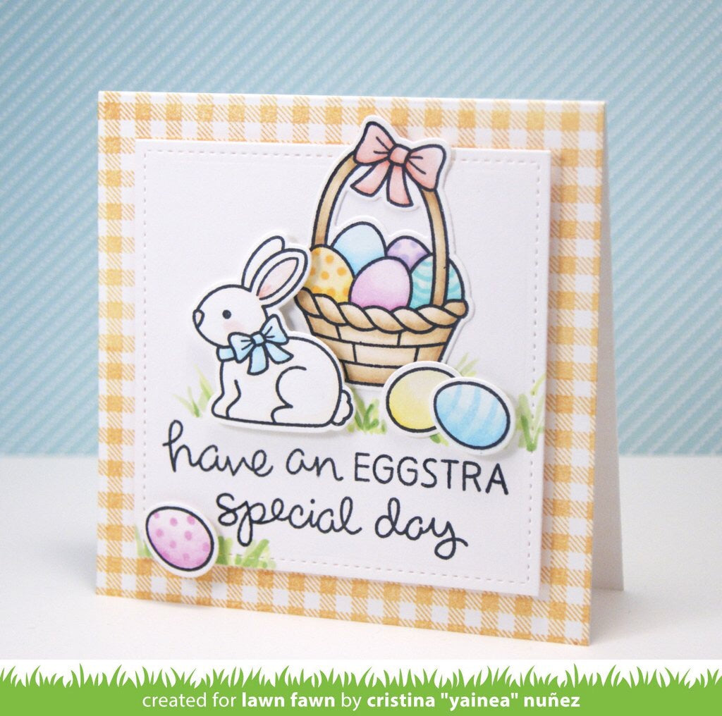 Lawn Fawn EGGSTRA SPECIAL EASTER Clear Stamps 4&quot;X6&quot; 16 pc Scrapbooksrus