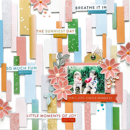 Pinkfresh Studio Spring Vibes FLORAL EPHEMERA 38pc