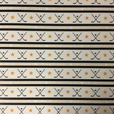 Golden Knights PRIDE HOCKEY KIT Yellow 12"X12" Scrapbook Paper 12 Sheets