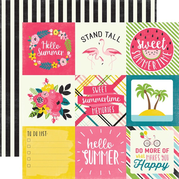 Echo Park SUMMER FUN Collection Kit 12&quot;X12&quot;