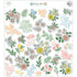 Pinkfresh Studio Spring Vibes FLORAL EPHEMERA 38pc