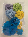 Sweet Roses Leaves and Big Daisies 14 pc