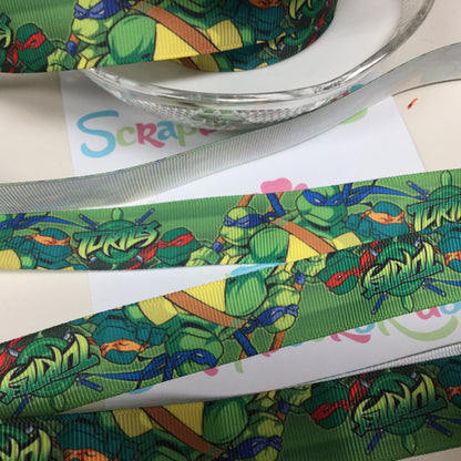 Teenage Mutant Ninja Turtles Character Grosgrain Ribbon 1 yard Scrapbooksrus