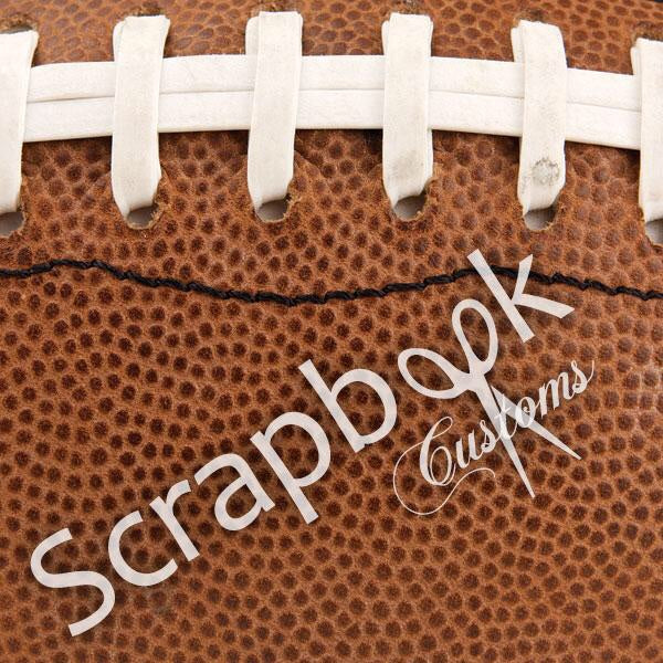 FOOTBALL SPORTS UP CLOSE 12&quot;X12&quot; Paper Scrapbooksrus