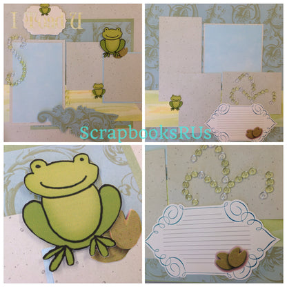 Premade scrapbook page I&