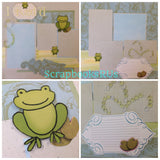 Premade scrapbook page I'll Toad you 12 x 12