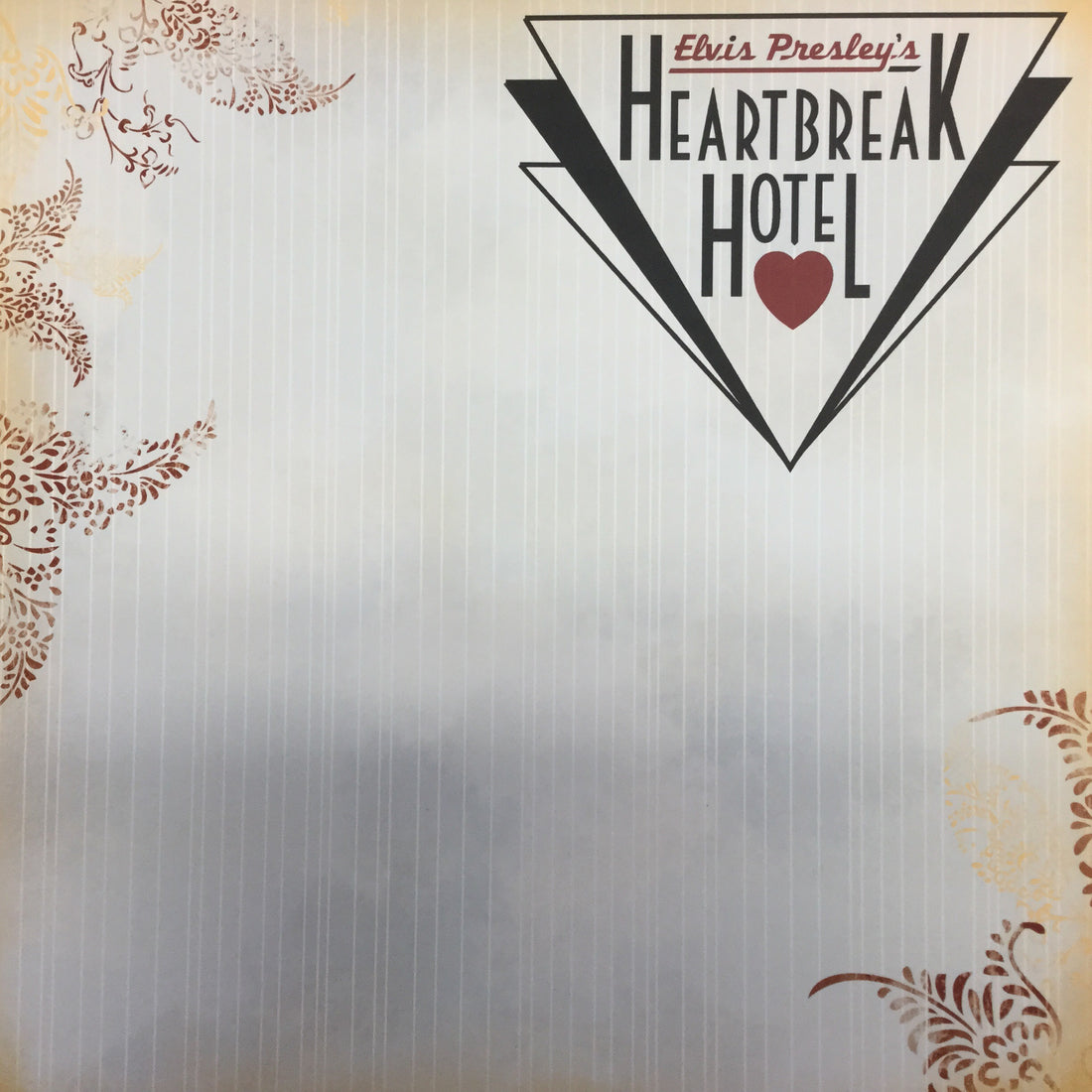 Elvis Presley’s HEARTBREAK HOTEL 12&quot;X12&quot; Cardstock Paper Scrapbooksrus