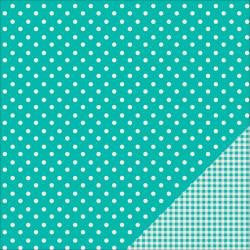 Pebbles Basic POLKA DOTS 12&quot;X12&quot; Cardstock Paper - Scrapbook Kyandyland