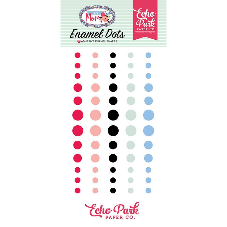 Echo Park I AM MOM Enamel Dots 60 pc