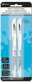 Ranger WHITE OPAQUE PENS 2pc