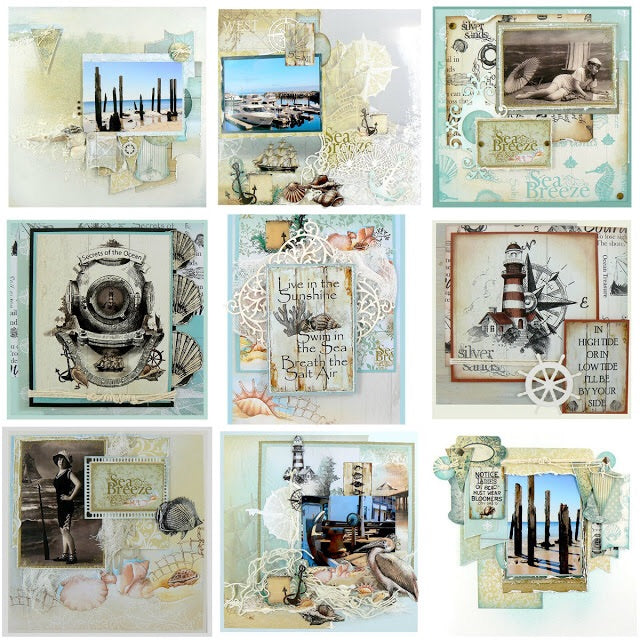 Couture Creations Sea Breeze Ideas @Scrapbooksrus