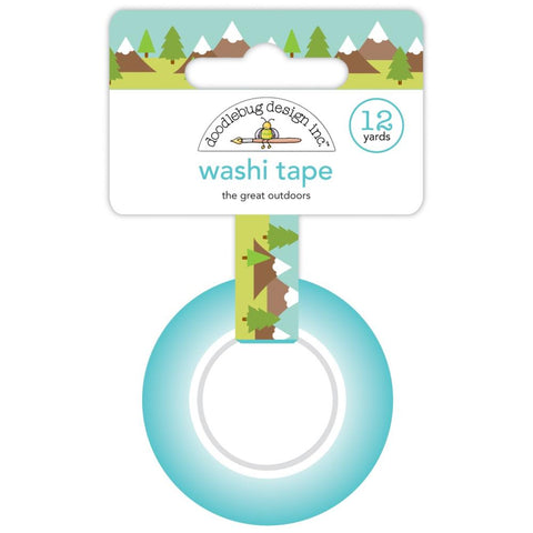 Doodlebug GREAT OUTDOORS Washi Tape 15mm 12yards Scrapbookrus