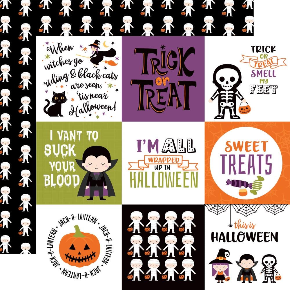 Echo Park I LOVE HALLOWEEN 12&quot;x12&quot; Paper Scrapbooksrus Scrapbook Store