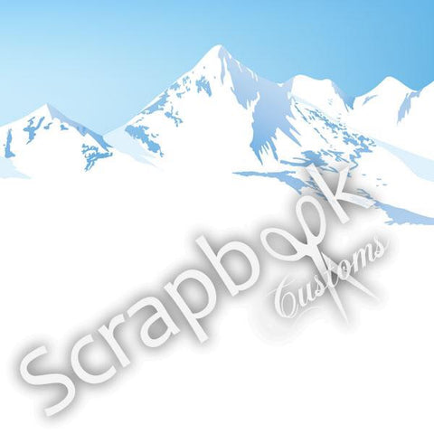 SKI SLOPE RIGHT 12"X12" Paper Scrapbooksrus