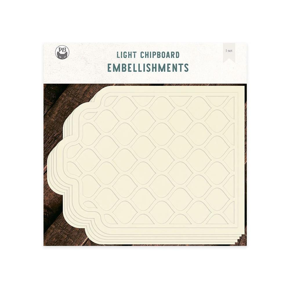 P13 Light Chipboard Mini Album LET YOUR CREATIVITY BLOOM 12”