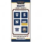 Military NAVY Initials Doo Dads Stickers 6pc - Scrapbook Kyandyland