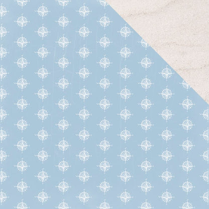 Kaisercraft Sail Away COMPASS 12&quot;X12&quot; Scrapbook Paper