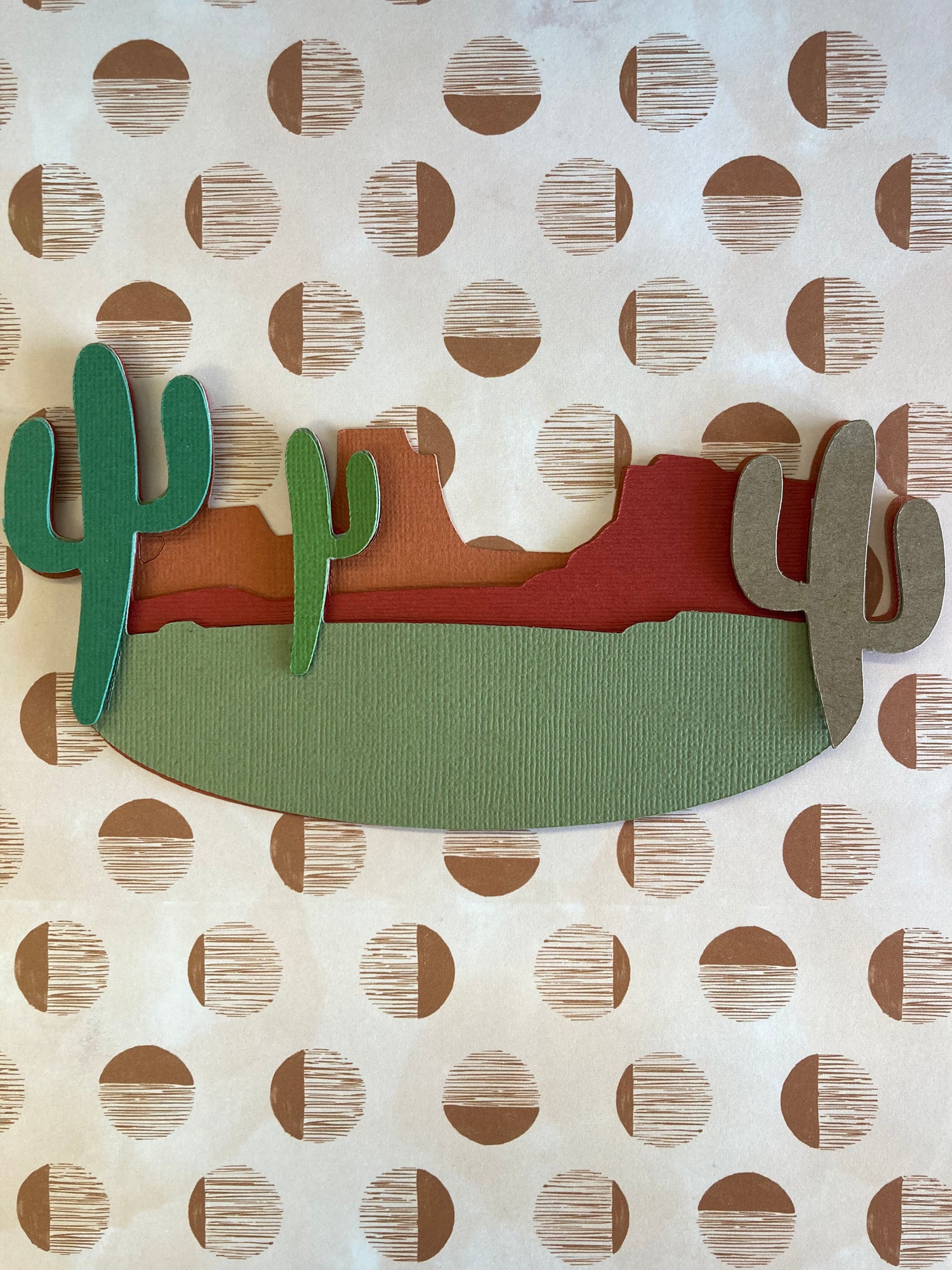 MOUNTAIN CACTUS Red Rock Travel Laser Cut