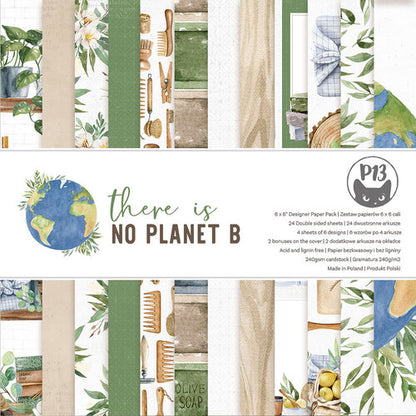 P13 THERE IS NO PLANET B 12&quot;X12&quot; Designer Paper Pack Pad