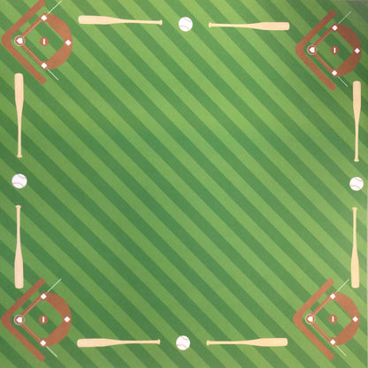 BASEBALL LIFE KIT 12&quot;X12&quot; Scrapbook Paper 12 Sheets