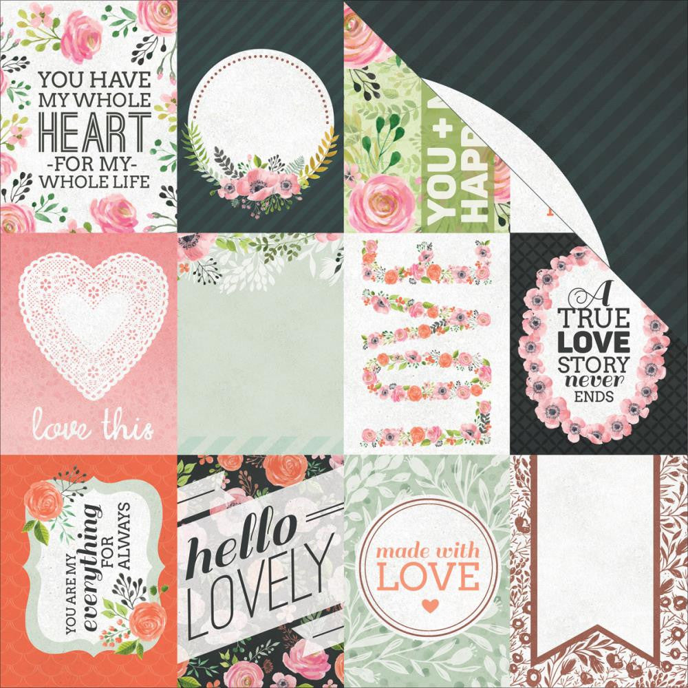 Kaisercraft TRUE LOVE Collection 12&quot;X12&quot; Scrapbook Paper - Scrapbook Kyandyland