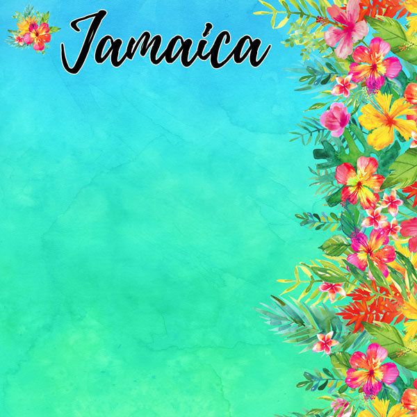 JAMAICA CARIBBEAN 12&quot;X12&quot; KIT Mini Theme 9pc