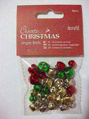 Docrafts Papermania Create Christmas JINGLE BELLS 30pc