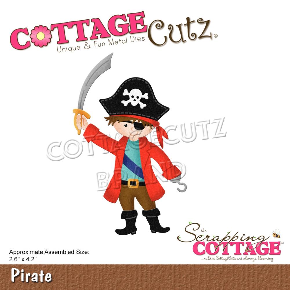 Scrappin Cottage Cutz PIRATE Metal Craft Die