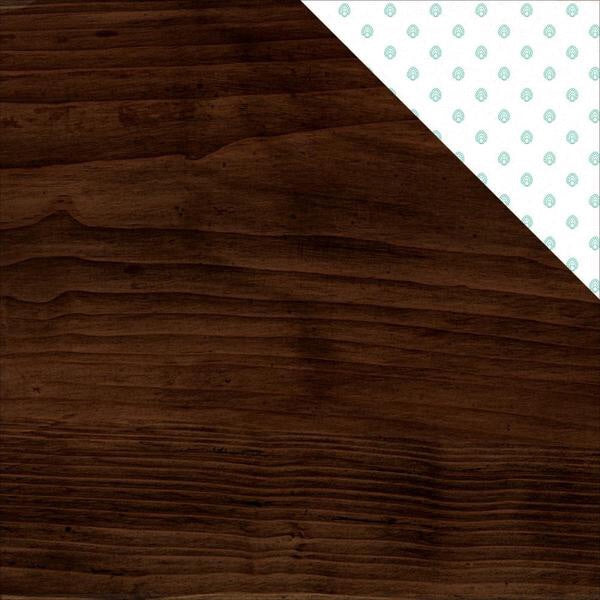 Kaisercraft Bombay Sunset ROSEWOOD 12” x 12” Scrapbook Sheet