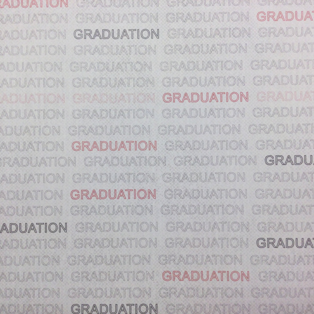 Custom GRADUATION Red Black 12"X12" Scrapbook Paper Scrapbooksrus